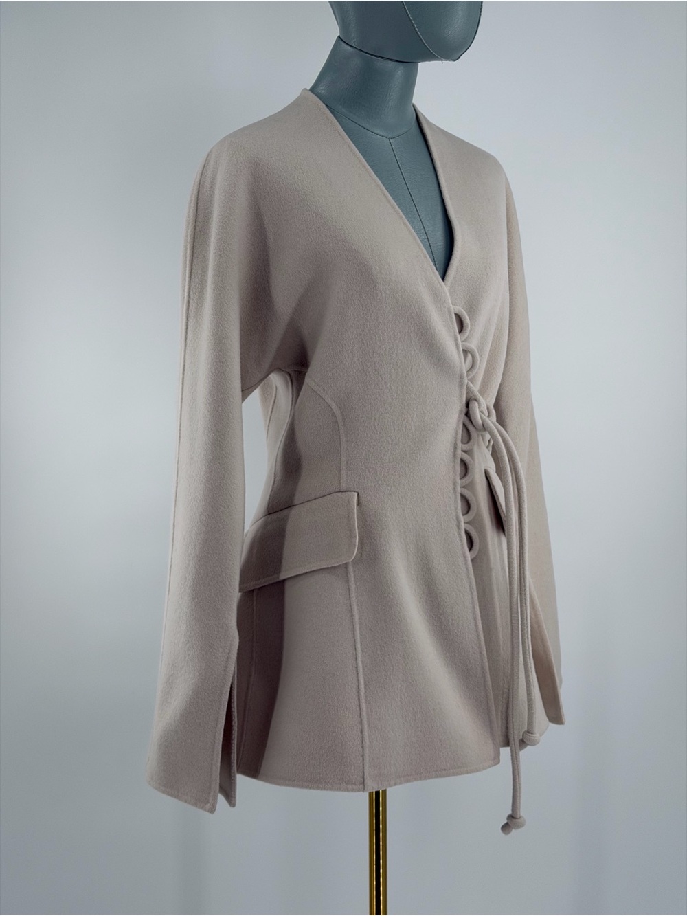 🆕 BY MALENE BIRGER 🧿 NWOT Lalou Wool Blazer, Cream - Sz EU 36 / Small - Picture 10 of 16